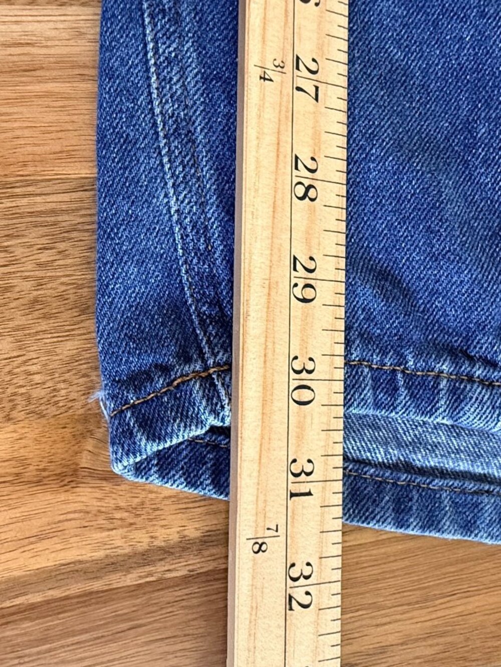 Pilcro Anthropologie Georgia Full‎ Length High Rise Barrel Jeans - Size 27 - Picture 9 of 10